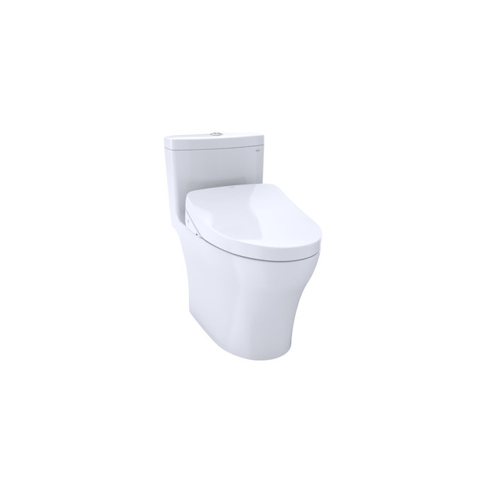 TOTO Aquia® DualFlush Elongated TwoPiece Toilet (Seat Included) Wayfair